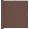 vidaXL &Eacute;cran de balcon Marron 110 x 1000 cm Tissu Oxford