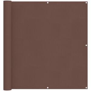 vidaXL &Eacute;cran de balcon Marron 110 x 1000 cm Tissu Oxford