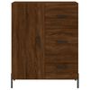 vidaXL Buffet haut Ch&ecirc;ne marron 69,5x34x180 cm Bois d'ing&eacute;nierie