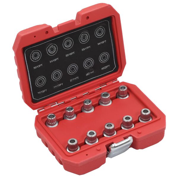 vidaXL Ensemble de cl&eacute;s d'&eacute;crou de blocage de roue 10 pcs pour BMW