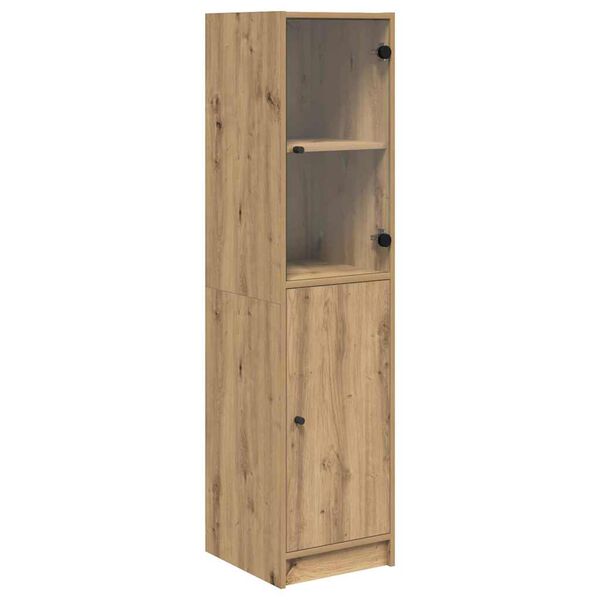 vidaXL Haut Armoire Ch&ecirc;ne artisanal 35 x 37 x 142 cm Bois d'ing&eacute;nierie