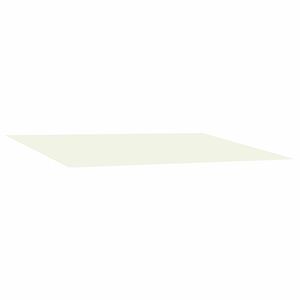 vidaXL Toile de rechange pour auvent Cr&egrave;me 600 &times; 300 cm Polyester