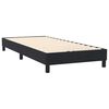 vidaXL Sommier &agrave; lattes de lit avec matelas noir 100x220 cm velours