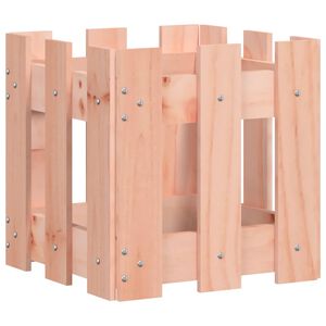 vidaXL Jardini&egrave;re avec design de cl&ocirc;ture 30x30x30 cm Douglas massif