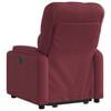 vidaXL Fauteuil inclinable rouge bordeaux tissu