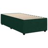 vidaXL Cadre de lit sans matelas vert fonc&eacute; 100x200 cm velours