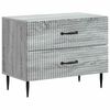 vidaXL Cabinet de chevet avec tiroir Sonoma gris 62 x 34,5 x 47,5 cm