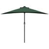 vidaXL Parasol de jardin Vert 294 x 150 x 224 cm Polyester et Acier