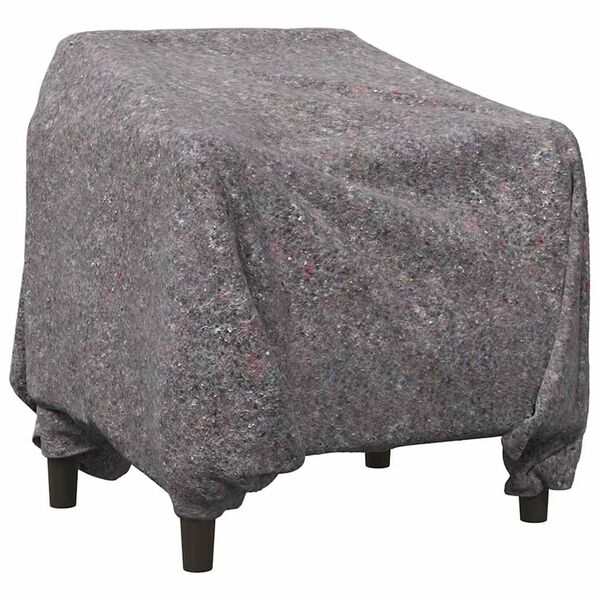 vidaXL Couvertures de d&eacute;m&eacute;nagement 10 pcs Gris 150 x 200 cm tissu