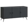 vidaXL Meuble TV Noir 99 x 34,5 x 50 cm Bois d'ing&eacute;nierie