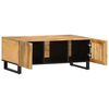 vidaXL Table basse 100x55x40 cm bois de manguier massif brut