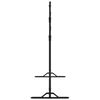vidaXL Supports de toile de fond 2 pcs noir 254x243 cm acier