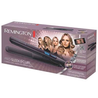 REMINGTON Lisseur à cheveux Pro-Sleek and Curl S6505 150-230°C