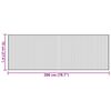 vidaXL Tapis rectangulaire marron 70x200 cm bambou