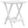 vidaXL Table pliable de jardin 45,5x38,5x50 cm Blanc