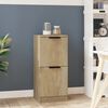vidaXL Buffet Ch&ecirc;ne sonoma 30x30x70 cm Bois d'ing&eacute;nierie