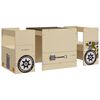 vidaXL Table et chaises enfant 3 pcs V&eacute;hicule tout-terrain MDF