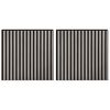 vidaXL Panneaux muraux 2 pc 60,5 x 60 cm Gris
