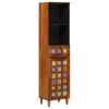 vidaXL Armoire de salle de bain Noyer 38 x 33 x 160 cm
