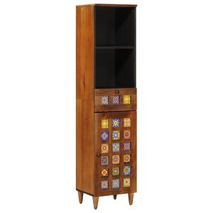 vidaXL Armoire de salle de bain Noyer 38 x 33 x 160 cm