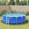 vidaXL B&acirc;che de piscine gris clair &Oslash;500 cm g&eacute;otextile polyester