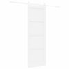 vidaXL Porte coulissante ORKDAL Blanc 73,5 x 211 cm Pin massif