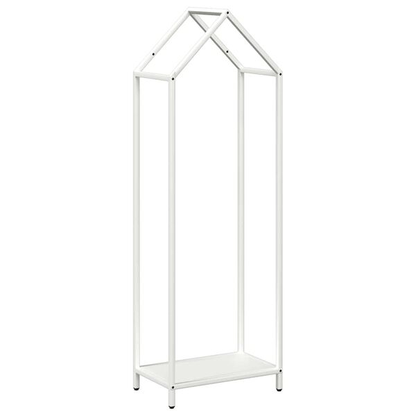 vidaXL Portant de bois chauffage blanc 40x25x120 cm