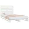 vidaXL Cadre de lit sans matelas blanc 90x200 cm bois de pin massif