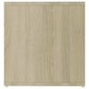 vidaXL Meubles TV 2 pcs Blanc et ch&ecirc;ne sonoma Bois d'ing&eacute;nierie