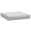 vidaXL Coussin de palette gris clair m&eacute;lang&eacute; 60x60x9,5 cm tissu