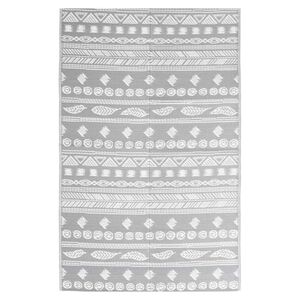vidaXL Tapis d'ext&eacute;rieur ARAKIL Gris 140x200 cm PP