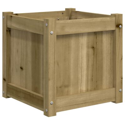 vidaXL Jardinières 2 pcs bois de pin imprégné