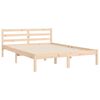 vidaXL Cadre de lit sans matelas 140x200 cm bois massif