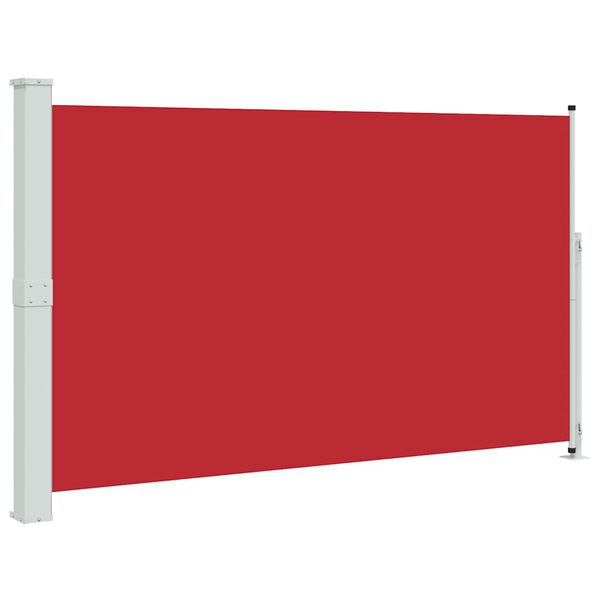 vidaXL Auvent lat&eacute;ral r&eacute;tractable de patio 180x300 cm Rouge