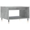 vidaXL Table basse gris b&eacute;ton 60x50x40 cm bois d'ing&eacute;nierie