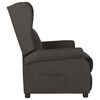 vidaXL Fauteuil inclinable Taupe Tissu