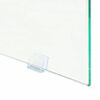 vidaXL Table basse Transparent 110 x 55 x 40 cm Verre