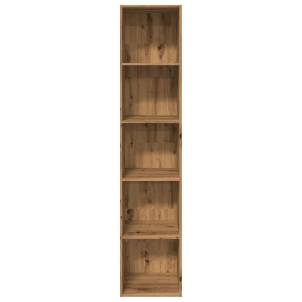vidaXL Bibliothèque chêne artisanal 40x30x189 cm bois d'ingénierie
