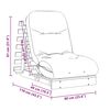 vidaXL Canapé-lit futon avec matelas 60x206x11 cm bois de pin imprégné