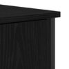 vidaXL Buffet Ch&ecirc;ne noir 70 x 30 x 80 cm Bois d'ing&eacute;nierie