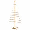 vidaXL Arbre de No&euml;l en bois Marron 210 cm Bambou