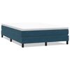 vidaXL Sommier &agrave; lattes de lit sans matelas Bleu fonc&eacute; 160x220cm