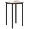 vidaXL Table de bar Naturel 60 x 60 x 105 cm Bois de pin massif