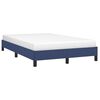 vidaXL Cadre de lit sans matelas bleu 120x200 cm tissu