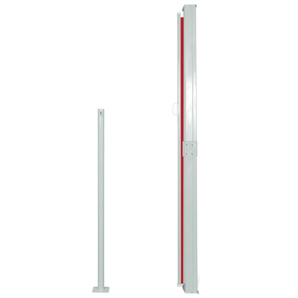 vidaXL Auvent latéral rétractable 160 x 500 cm Rouge