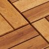 vidaXL Kit de tuiles de plancher en acacia 30 x 30 cm 30 pcs