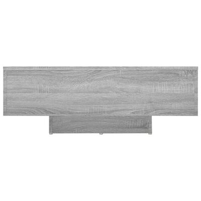 vidaXL Table basse Sonoma gris 85x55x31 cm Bois d'ingénierie