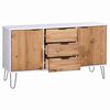 vidaXL Buffet New York 130,6 x 43 x 73,6 cm Bois massif en pin