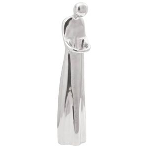 vidaXL Sculpture Argent&eacute; 10 x 16 x 49 cm Aluminium