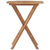 vidaXL Table pliable de jardin 60x60x75 cm Bois de teck solide